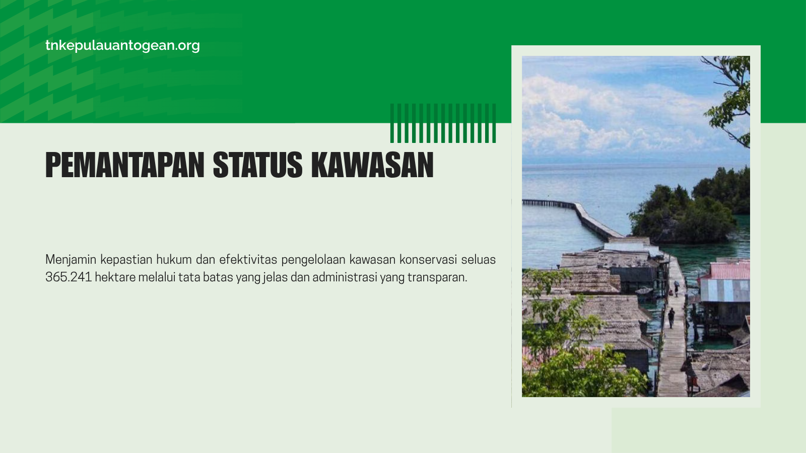 Pemantapan Status Kawasan